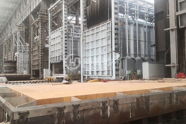 臺車式鍛造加熱爐施工現(xiàn)場